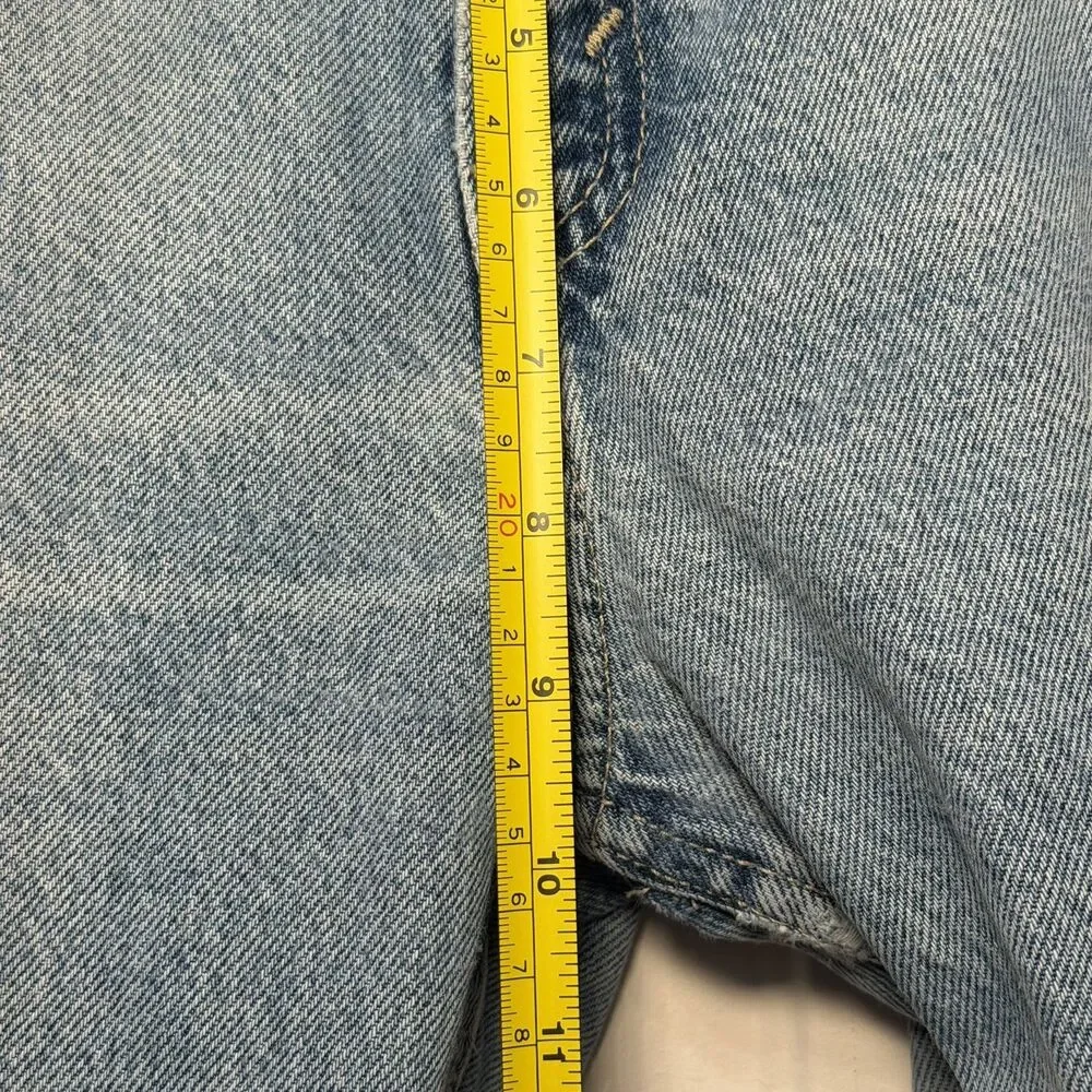 Vintage Levis L2 Jeans White Tab 11 Jr M Black Patch Blue 5001A Made in Mexico